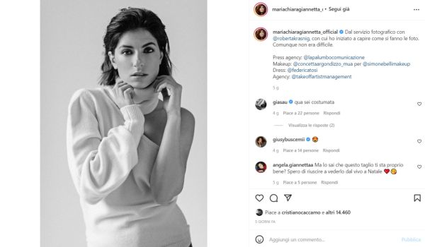 Maria Chiara Giannetta Insta