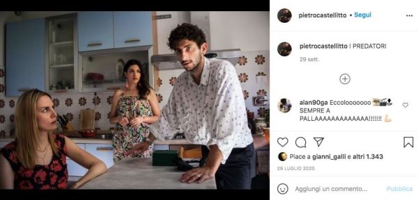 Pietro Castellitto Attore Totti Instagram