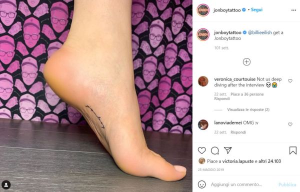 Billie Eilish Tatoo