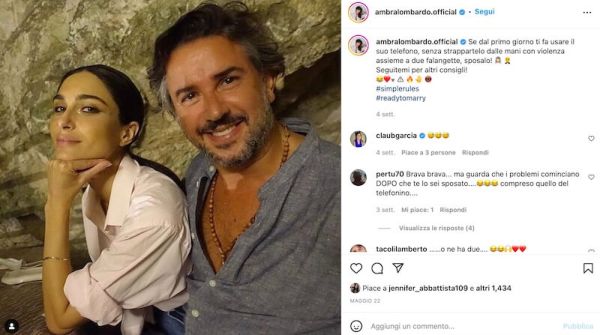 Ambra Lombardo e Marito