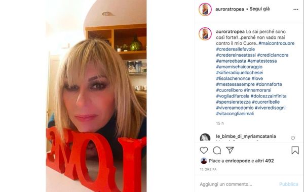 Aurora Uomini e Donne Instagram