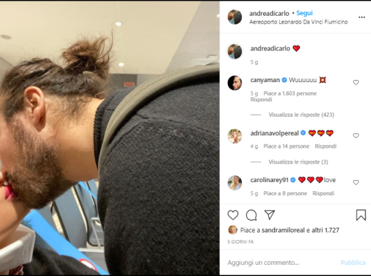 Andrea Di Carlo Instagram Manager Arisa Can yaman