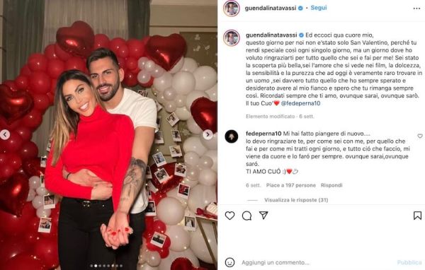 guendalina tavassi fidanzato federico perna