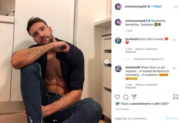 andrea zenga grande fratello