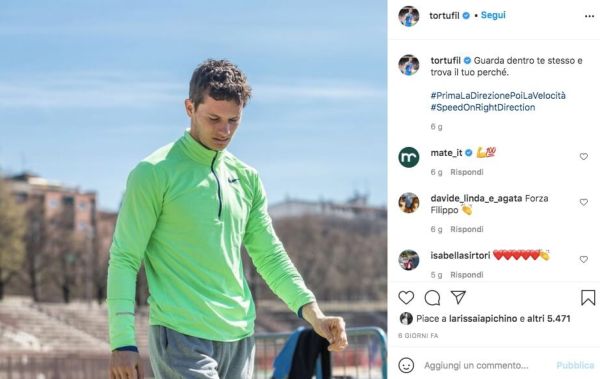 Filippo Tortu Instagram