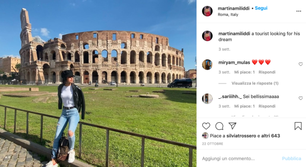 Martina Miliddi instagram