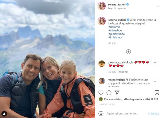 Serena Autieri Famiglia