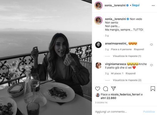 sonia lorenzini instagram